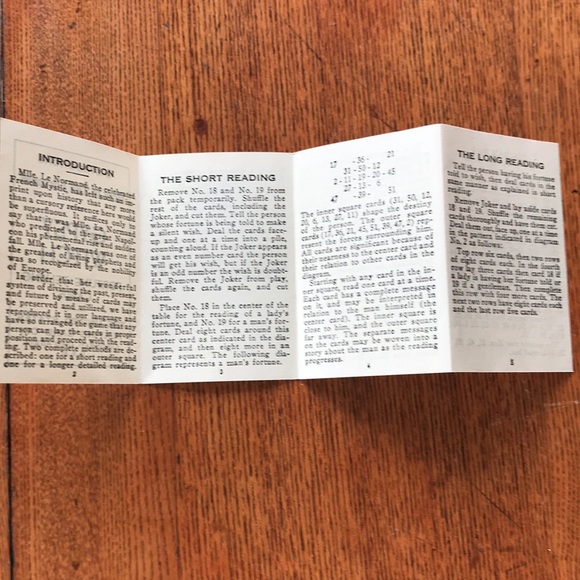 Vintage Gypsy Witch Fortune Cards - Picture 8 of 8